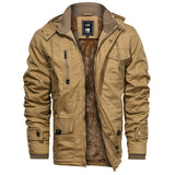 Aidase Boys Cotton Khaki Oversize Jacket Warm Long Sleeve Top Fluffy Windbreaker 7xl 6xl Men Green Top Coat Winter Mens Thick Overcoat aidase-shop