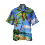 AIDASE  -  Loose Wrinkle-Free Men'S Plaid Shirt Men'S Summer Vacation Tourism Beach Fashion Trend Leisure 3d Digital Camisa Masculina aidase-shop