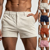 AIDASE  -  Men Corduroy Shorts Stylish Skinny Gym Sweat Shorts Summer Casual Sexy Bodybuilding Workout Short Boy Glitter aidase-shop