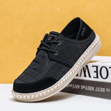 AIDASE  -  Men's Two-Way Wear Driving Shoes Slip-On Beijing Style Casual Fishing Boat Shoes Breathable Low Cut Comfortable All-Season aidase-shop