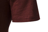AIDASE  -  Men's Henry casual fashion basic short sleeve fashion pullover T-shirt aidase-shop