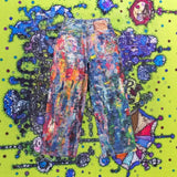 AIDASE  -  Casual Wide Leg Jeans Men Women Print Loose Long Trousers Straight Leg Pants Spring Summer Design Graffiti Paintings aidase-shop