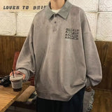 Aidase New Hoodie Sweatshirt For Men Letters Printed Sweatshirt Vintage Streetwear Hip Hop Pullover Hoodies Sweats Unisex Style aidase-shop