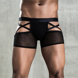 AIDASE  -  Summer Sexy Hollow Out Men Underwear Mens Fun Wild Nightclub Performance Underwear Summer Men Low Waist Elastic Underwear aidase-shop