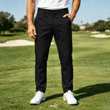 AIDASE  -  Men's Trousers Elastic Solid Color Work Casual Pants Business Formal Pants Taupe Pants aidase-shop