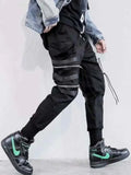 AIDASE  -  Spring Autumn New Pockets Cargo Pants Tactical Overalls Men's Tide Dark Fashion Casual Leggings Hip Hop Sweatpants aidase-shop