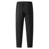 AIDASE  -  Summer Sports Men Vintage Straight Trouser Fitness Loose Trousers Drawstring Mens Spring Streetwear Casual Twill Jacquard Pants aidase-shop