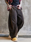 AIDASE  -  Men Streetwear Fashion Hip Hop Loose Casual Oversize Wide Leg Baggy Jeans Bending Knife Denim Pants Cityboy Y2k Harem Trousers aidase-shop