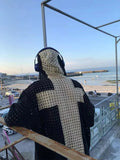 AIDASE  -  Mens Clothing Cross Hollow Wool Knit Hooded Shoulder High Street Loose Sweater Hoodie Zipper Jacket Autumn/Spring ropa hombre aidase-shop