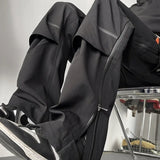 Aidase Pants Men Deisgn Holiday Fashion Zipper Cozy Chic Waterproof Handsome Streetwear High Street Autumn All-match New European Style aidase-shop