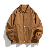 AIDASE  -  Spring Autumn Turn Down Collar Lightweight Casual Jackets Men Loose Long Sleeve Breathable Business Outwear Male Daily Jacket aidase-shop