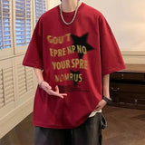 AIDASE  -  100℅ Cotton O Neck Men's T-shirt Tops Male Tees Shirts Y2k Chic Funny Party Basic Harajuku Wholesale Elastic Stylish Original aidase-shop
