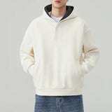 AIDASE  -  Autumn Heavyweight Hoodie Men Casual Trend Sports Hooded Sweatshirt Male Fashion Breathable Pull On Streetwear Hooded Hoodie Man aidase-shop