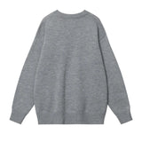 Aidase Printed Sweaters Men's Cat Letter Pattern Loose Comfortable Harajuku Couple Knitwear Street Hip Hop Oversize Pullovers Christmas aidase-shop