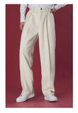 AIDASE  -  Button Solid Color Man Simplicity Pockets Spring Summer Thin Handsome Loose Pants Fashion Casual Straight Men's Clothing aidase-shop
