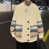 Aidase winter outfits men Male Autumn and Winter Long Sleeve Cardigan Knitted Fashion Brand Cardigan Men Casual Slim Fit Buttoned Men's Sweater H18 aidase-shop