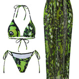 AIDASE  -  Sexy Three-piece Bikini Swimwear for Women Hot Spring Beach Fashionable And Advanced Elegant Underwear Set from Mainland Ch aidase-shop
