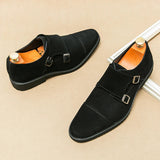 AIDASE  -  Men's Suede Shoes Europe America Anti-skid Flat Shoes Fashionable Loafers Soft Soled Business Dress Casual Leather Shoes 38-46 aidase-shop