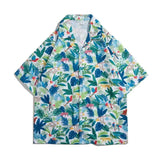 AIDASE  -  Men Shirt Men Long Sleeve Shirt Floral Print Shirt New Clothing Autumn and Summer Streetwear Casual Fashion Men Shirt V127 aidase-shop