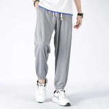 AIDASE  -  New Ultra-thin Men Fashionable Trendy Ice Silk Pants Comfortable High Elasticity Breathable Summer Outdoor Sports Fitness Pants