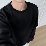 AIDASE  -  Men's Solid Color Deconstructed Long-Sleeved Sweatshirt American Retro Fashion Trend Loose Casual Breathable Niche Men's Tops aidase-shop