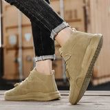 Aidase Non Slip Work Man Shoes Industrial Safety Boots for Men Lace Up Retro Vintage High Quality New Cheap Size 44 Fashion Footwear 45 aidase-shop