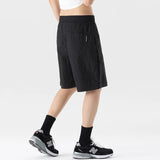 AIDASE  -  Summer Track Cargo Shorts Men's Streetwear Fashion Loose Casual Lightweight Quick Dry Beach Shorts Cityboy Short Pant aidase-shop