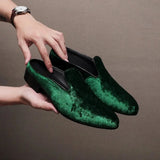 AIDASE  -  Size 40-48 Elegant Men Slippers Four Seasons British Comfortable Non slip Business Versatile Slippers Italian Outdoor Slippers aidase-shop