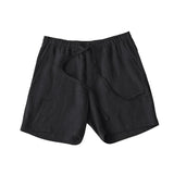 AIDASE  -  Summer Cotton Linen Shorts Men Casual Drawstring Elastic Waist Solid Beach Short Trousers Comfort Breath Sports Home Shorts aidase-shop