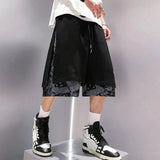 Aidase Men Short Basketball Paisley Hippie Streetwear Hip Hop Harajuku Retro Printed Irregular Loose Wide leg aidase-shop
