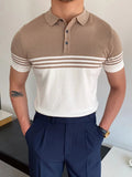 Aidase Summer Men Fashion Polo Shirts Short Sleeve Turn-down Collar Patchwork Casual Polos Mens Clothing Male Tops Pullover Streetwear aidase-shop