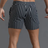 Aidase Men Clothing New Cotton Sports Shorts Men's Quarter Pants Vertical Stripe Couple Pants Fitness Running Casual Mens Shorts aidase-shop