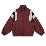 55.69Aidase College Style Varsity Jacket Men Spring Letter Embroidery Bomber Jacket Casual Street Loose Patchwork Zipper Coat Women Couple aidase-shop