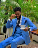AIDASE  -  Fashion Utility Wedding Men Suit Business Tailor-Made Party Tuxedo 2 Pieces Groom Wear Jacket Pants Party Singer Groom Costume aidase-shop