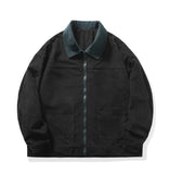 45.08Aidase New Jackets American Vintage High Street Zipper Jacket Men Autumn Winter Casual Male Oversize Loose Patchwork Corduroy Coat aidase-shop