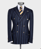 Aidase Fashion Stripe Wedding Men Suits Slim Fit Tailor-Made Groom New One-Pieces Coat Formal Occasions Party Singer Costume Made aidase-shop