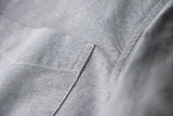 AIDASE  -  Sleeve Patch Washed Grain Woven Cotton Long Sleeve Shirt Men's Daily Tooling Retro Trend Youth Thin Coat aidase-shop