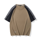 AIDASE  -  Ice Silk Quick Dry Loose Fit round Neck Short Sleeve T-Shirt Sportswear Versatile Thin Summer Top for Men Fashion Urban Style aidase-shop