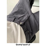 AIDASE  -  High Waist Straight Leg Raspberry Pink Denim Jeans Men Summer New Loose Wide Leg Floor-Length Pants Clean Washed Effect aidase-shop