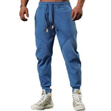 AIDASE  -  Casual Men's Sport Pants Spring Summer New Loose Cuffed Splice Thin Fitness Running Training Long Trousers Comfortable Fit aidase-shop
