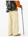 AIDASE  -  Men's Outdoor Hiking Pants Waterproof Quick Dry Wide Leg Cargo Trousers Elastic Waist Drawstring Casual Streetwear Bottoms aidase-shop