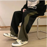 AIDASE  -  American High Street Pants Men Summer Loose Oversized Trousers Casual Versatile Niche High-end Design Wide Leg Straight Pants aidase-shop