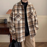 AIDASE  -  Casual sports fashion spring and autumn Japanese and Korean lapel jacket autumn boys woolen internet celebrity couple jacket aidase-shop