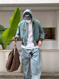 AIDASE  -  Y2K Retro Gothic Zip Hoodie Coat Y2K Retro Streetwear Loose Harajuku Casual Fashion Street Men Clothing Jacket Top Winter aidase-shop