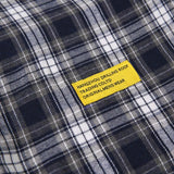 AIDASE  -  Mens Plaid Loose Label Short Sleeved Shirt Youth Fashion Cardigan Casual Shirt Chest Pocket Men'S Autumn Shirt aidase-shop