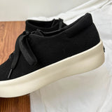 AIDASE  -  Casual Thick Bottomed Men's Shoes British Style Faux Suede round Toe Rubber Outsole High Street Design Sensation X506 aidase-shop