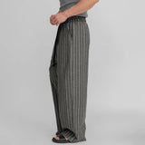 AIDASE  -  Men Striped Pants Drawstring Joggers Loose Casual Trousers Men Streetwear 2025 Fashion Leisure Male Long Pants S-5XL aidase-shop