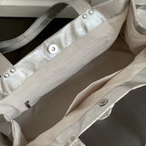 AIDASE  -  Korean Casual Tote Bags For Women Luxury Designer Handbags Purses New In PU Oil Wax Leather Rivet Multiple Pockets Shoulder aidase-shop