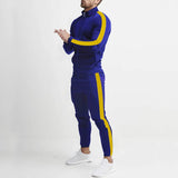 AIDASE  -  autumn and winter new casual men's sports suits, color matching men's clothing, casual suits hooded trendy sports aidase-shop