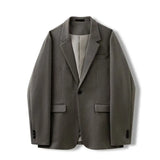 Aidase Korean Fashion Men's Casual Woolen Suit Jacket Autumn Winter New Style Slim Small Suit Trendy Business Formal Wear Aesthetic aidase-shop